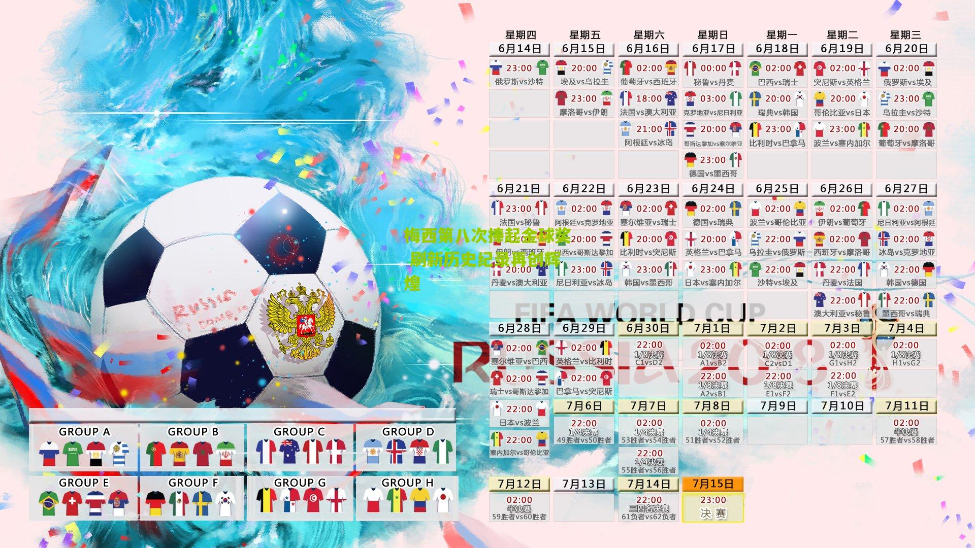 梅西第八次捧起金球奖 刷新历史纪录再创辉煌